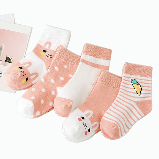 Calcetines de Algodón a Media Caña para Niños y Niñas - Image 16