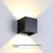 1 Piece Black 6 W Warm Light