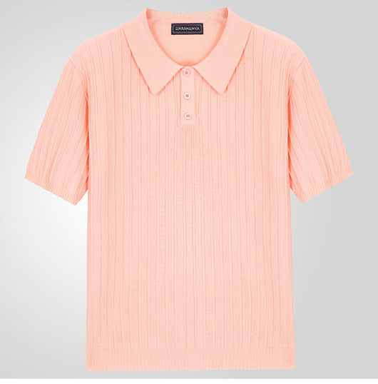 Camisa Casual Hombre Manga Corta Cuello Solapa Ajuste Relajado - Image 17