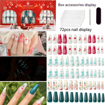 Set de Parches para Manicura Navideña para Mujeres - Image 10