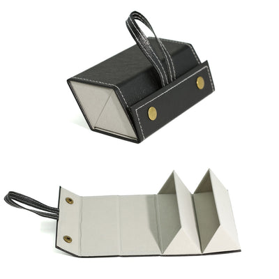 Estuche Multiseccional para Gafas en Cuero - Organizador Plegable - Image 2