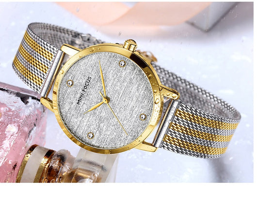 Reloj Silk Dial con Malla de Diamantes - Image 10