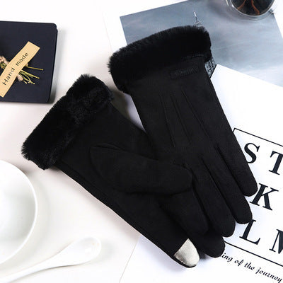 Guantes de Invierno para Conducir con Pelaje - Pantalla Táctil, Impermeables y Cálidos - Image 3