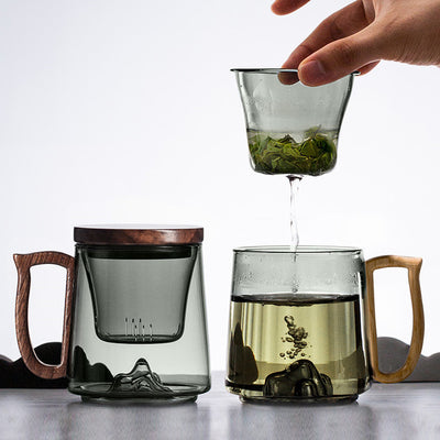 Taza Separadora de Té y Agua con Vidrio Resistente al Calor - Image 4