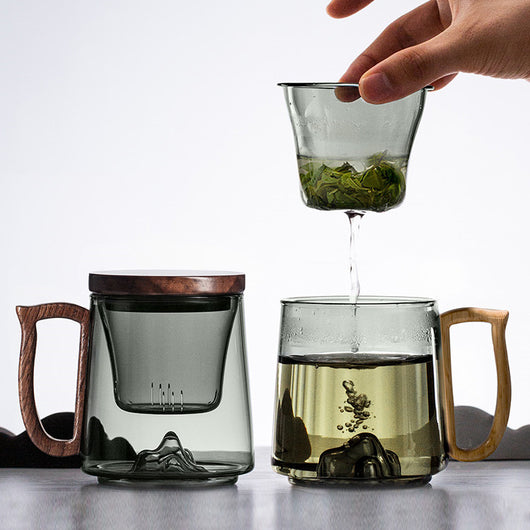 Taza Separadora de Té y Agua con Vidrio Resistente al Calor - Image 4