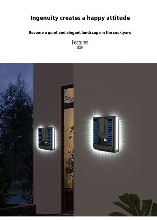 Lámpara Solar Inteligente Plegable para Muro Exterior con Sensor de Movimiento - Image 32