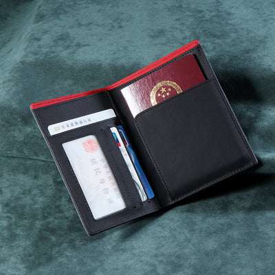 Portadocumentos de Cuero Alcántara - Cartera Multifuncional para Pasaporte y Certificados - Image 2