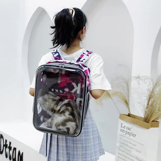 Mochila Transportadora Espacial Transpirable para Mascotas con Cápsula de Viaje - Image 11