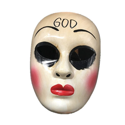Máscara de Halloween Transparente con Cruz GOD para Hombre y Mujer - Image 5