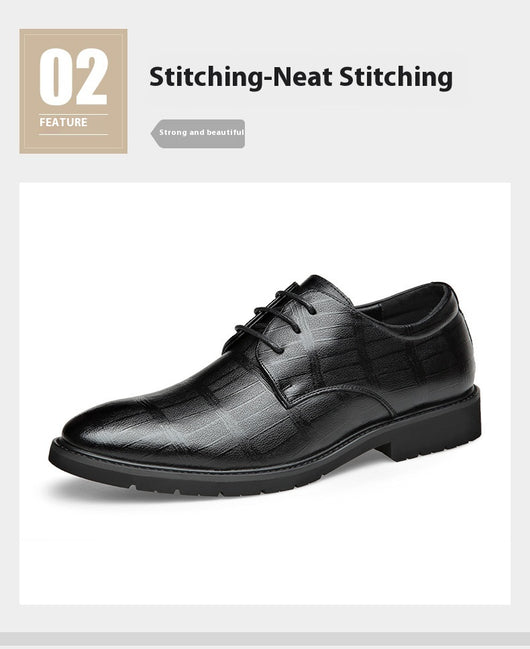Zapatos Formales de Cuero Genuino para Hombre Talla Grande - Image 19