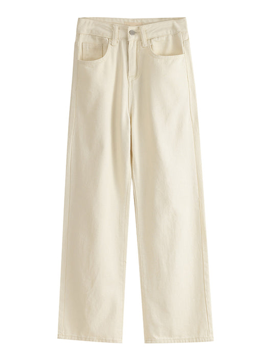 Jeans Retro Cintura Alta Recta Holgada para Mujer - Image 5