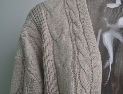 Cardigan Retorcido Talla Grande para Mujer - Image 13