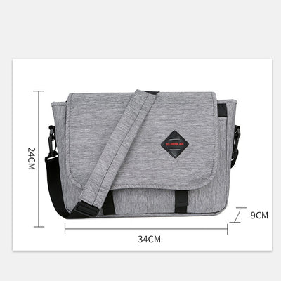 Bolsa Bandolera Oxford para Hombre Estilo Vintage de Gran Capacidad - Image 14