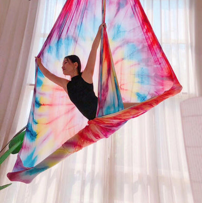 Hamaca de Yoga Aéreo con Degradado de Colores - Image 30