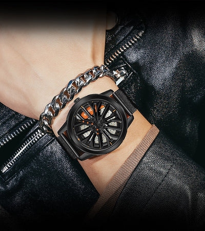 Reloj de Hombre Rueda de la Fortuna - Diseño Trendy con Energía de Buena Suerte - Image 26