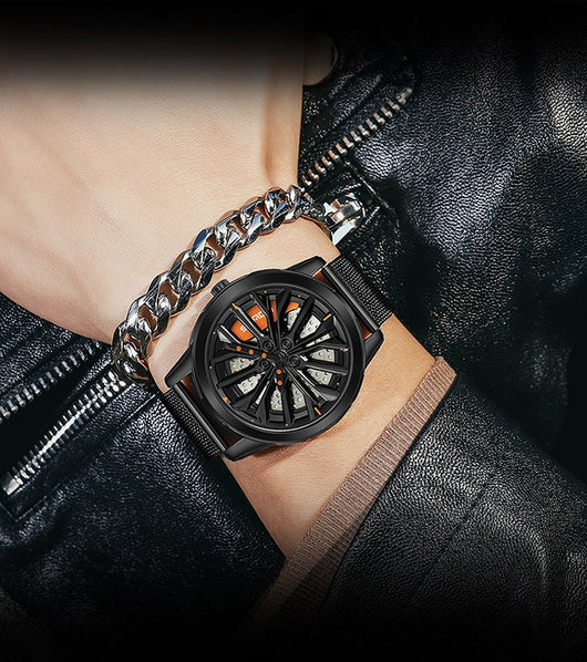 Reloj de Hombre Rueda de la Fortuna - Diseño Trendy con Energía de Buena Suerte - Image 26