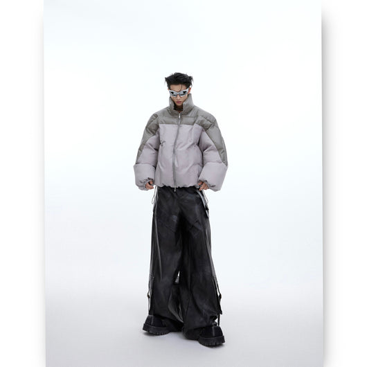 Chaqueta de Algodón con Diseño 3D y Acabado Luminoso - Image 8
