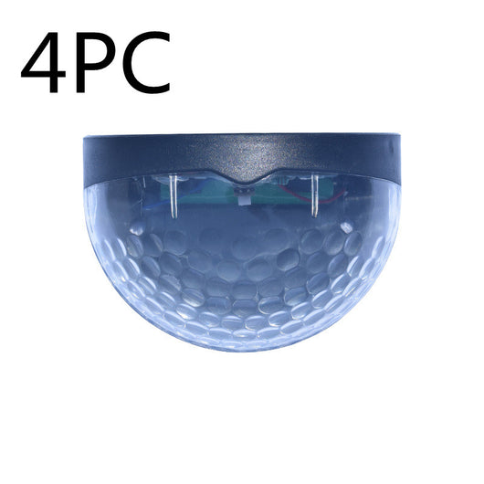 Lámpara Solar Semicircular para Cerca y Jardín con Efecto Gota de Agua - Image 11