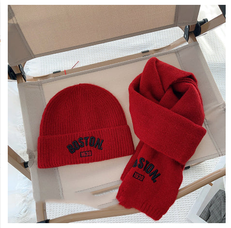 Conjunto de Gorro y Bufanda para Niños - 2 Piezas Bordado para Otoño e Invierno - Image 18