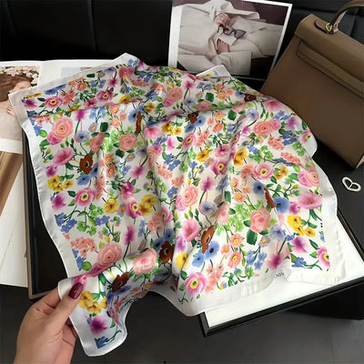 Pañuelo de Seda 70x70 Estilo Coreano - Versátil y Elegante - Image 15