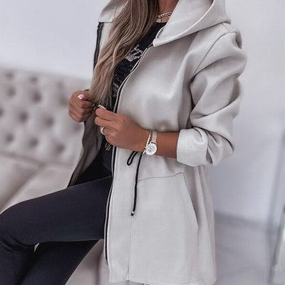 Abrigo Hoodie Casual para Mujer - Colección Otoño Invierno - Image 5