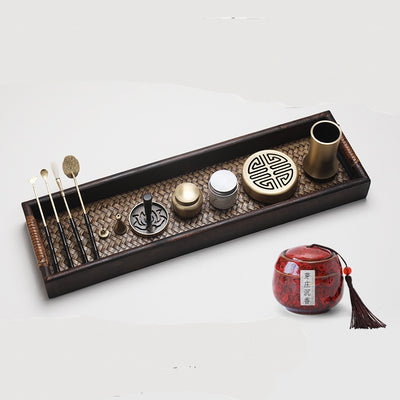 Set Completo de Quemador de Incienso Agarwood con Herramientas de Cobre y Caja de Regalo - Image 17