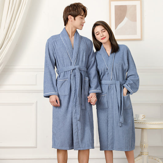 Bata de Toalla Absorbente Unisex - Pijama Cómodo para Hombre y Mujer - Image 16