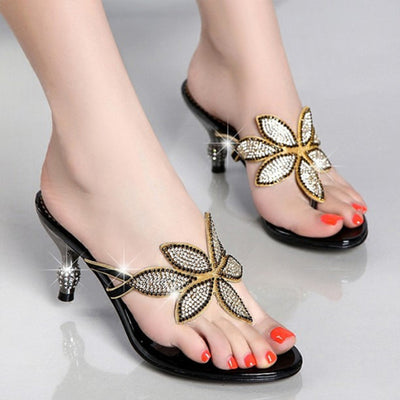 Sandalias Plateadas con Strass y Tacón Stiletto para Mujer - Image 7