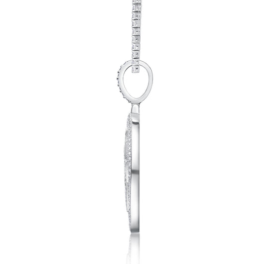 Collar Estrella de Nieve Plata - Colgante con Moissanita S925 y Baño de Platino - Image 11