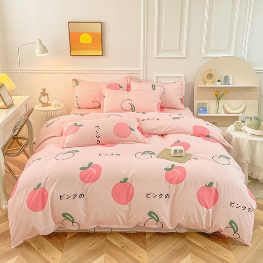 Juego de Cama Coreano Texturizado Minimalista