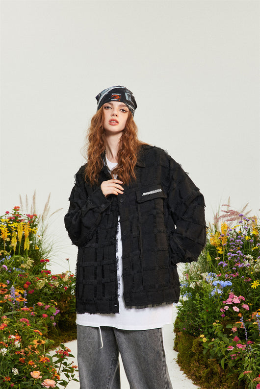 Chaqueta Jacquard con Borlas Color Sólido - Estilo High Street - Image 26