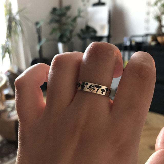Anillo Vintage de Personalidad Simple para Mujer