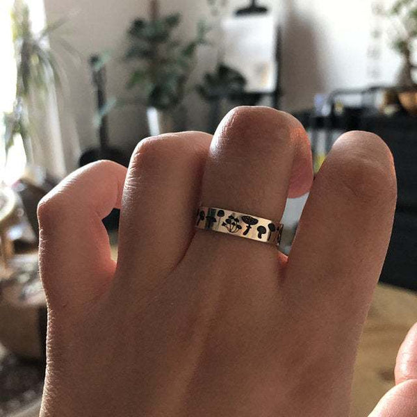 Anillo Vintage de Personalidad Simple para Mujer