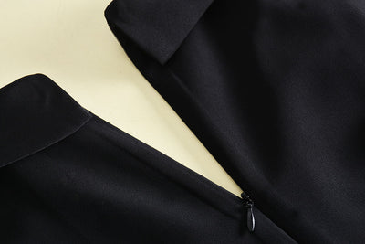 Jumpsuit Elegante Sin Mangas Negro Ajustado para Mujer - Image 16