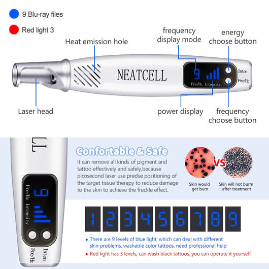 Dispositivo Láser Picosegundo para Eliminar Tatuajes, Cicatrices y Manchas de la Piel - Image 21
