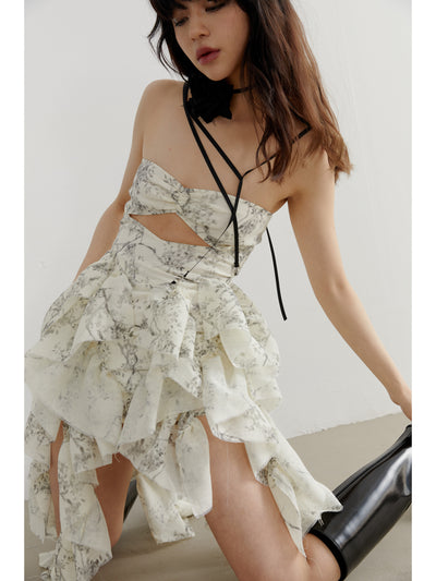 Vestido Romántico con Estampado Desmontable y Correa Ajustable - Image 11