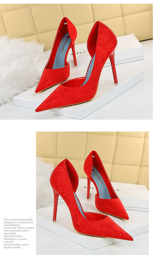 Zapatos Stiletto Elegantes con Punta Fina y Abertura Lateral - Image 18
