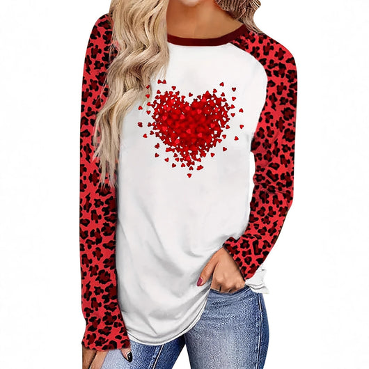 Playera Navideña Estampada Talla Grande para Mujer, Manga Larga - Image 4