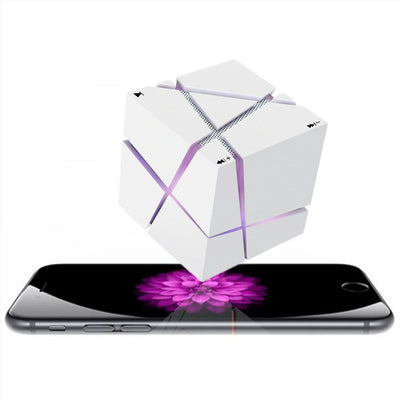 Parlante Bluetooth Cube con Luces LED Coloridas y Subwoofer - Image 9