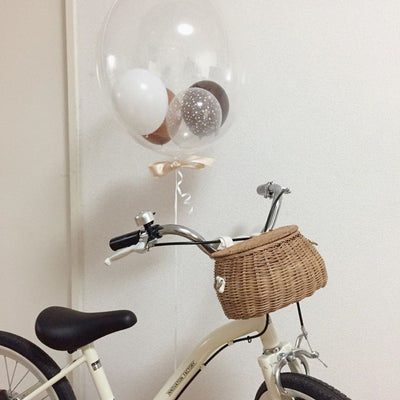 Cesta de Almacenamiento de Ratán Tejido para Bicicleta Infantil - Image 21