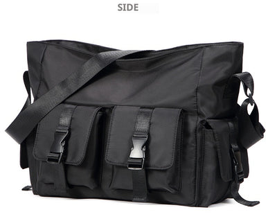 Bolsa Crossbody de Lona Utilitaria Estilo Japonés para Hombre - Image 15
