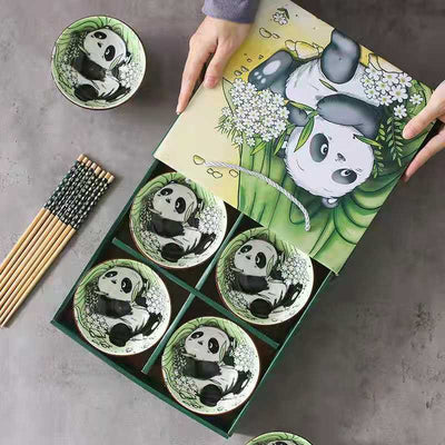 Juego de Vajilla Panda - Set Completo de Comedor en Caja de Regalo - Image 2