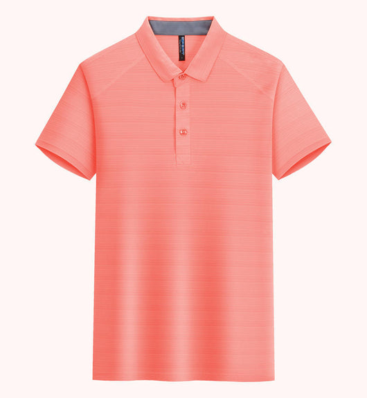 Polo Deportivo de Seda Cristal con Solapa - Secado Rápido para Actividades al Aire Libre - Image 6