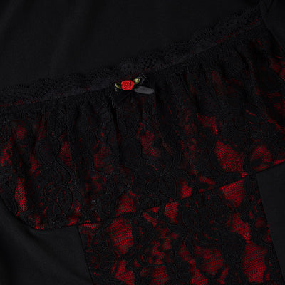 Blusa Elegante de Manga Larga con Encaje y Volantes - Image 18