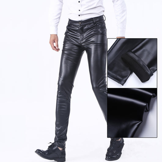 Pantalones de Cashmira Elásticos Ajustados para Hombre Talla Grande - Image 15