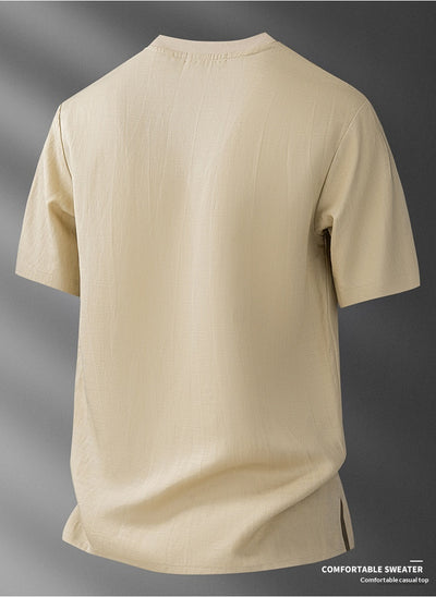 Camiseta Ligera de Lino Ice Silk para Hombre - Image 16