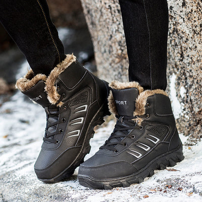Botas Altas de Algodón para Hombre - Calidez y Comodidad Extrema - Image 10