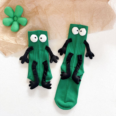 Calcetines Cortos de Algodón Puro con Muñeca Adorable - Diseño para Parejas - Image 7