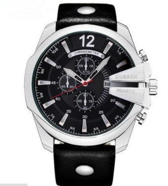 Reloj de Hombre con Esfera Grande y Diseño de Tres Ojos - Image 15