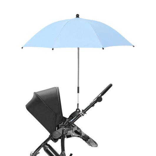 Sombrilla Parasol UV para Cochecito de Bebé - Protección Solar Negra - Image 11